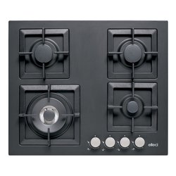 Piano cottura gas 4 zone PLANO G40 Black (60cm) PGSP60140WS