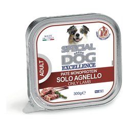 Patè cane SPECIAL DOG EXCELLENCE agnello Vaschetta 300 gr 0838