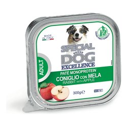 Patè cane SPECIAL DOG EXCELLENCE coniglio e mela Vaschetta 300 gr 6025