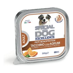 Patè cane SPECIAL DOG EXCELLENCE tacchino e agrumi Vaschetta 300 gr 6023