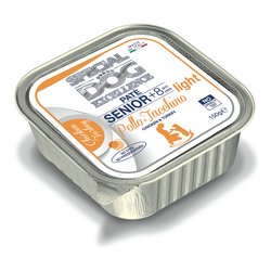 Patè cane Senior SPECIAL DOG EXCELLENCE pollo e tacchino Vaschetta 150 gr 6048