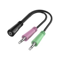 Adattatore audio Headset Black 00200351