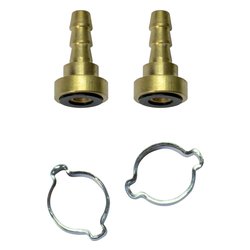 Coppia baionette maschio portagomma ( per tubi D. 6 × 11 mm ) 156020XSTN
