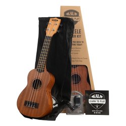 Ukulele LEARN TO PLAY Starter Kit Mogano KALALTPS2006