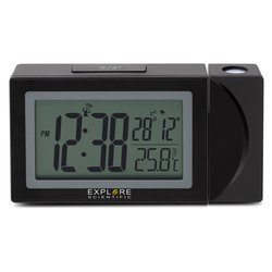 Sveglia Multifunzione radiocontrollata Black RDP1002BLK