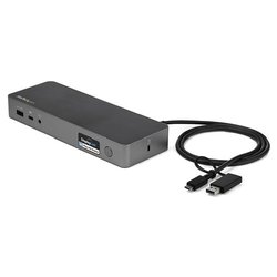 HUB 5 in 1 Docking Station USB A e USB C con Pd 100W Black e Grey DK30C2DPEPUE