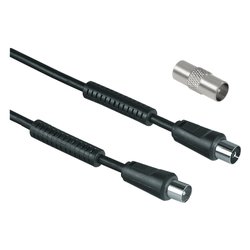 Cavo antenna With Adapter 85 Db Black 3m 00205306