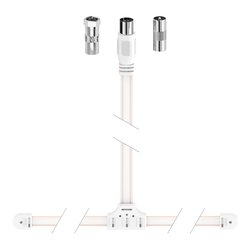 Cavo antenna Dab+ Dipole Antenna Bianco 1,75m 00205283
