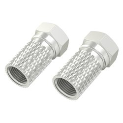 Connettore antenna Sat Plug Set 2 Pz Metal 00205204
