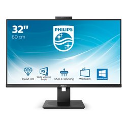 Image of Monitor 31,5" ( IPS 2K 1440p QHD 75Hz ) BRILLIANCE P Line con Dock Usb C Qhd nero 326P1H 00 cod094