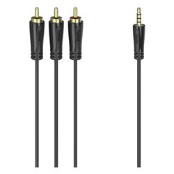 Cavo adattatore Audio Rca Mini Jack Black 1,5m 00205154