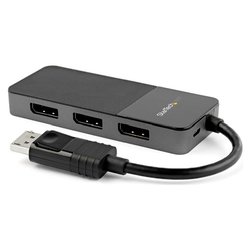 Splitter displayport Black e Grey 3 porte MST14DP123DP