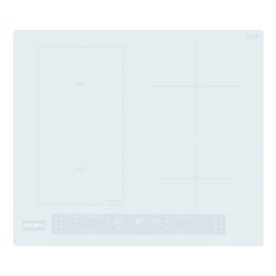 Piano cottura induzione 4 zone 6 SENSO Wl B4560 Ne W Bianco (60cm) 859991572010