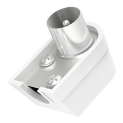 Connettore antenna Plug Coax Angle White 00205216