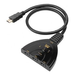 Switch HDMI Idata Hdmi 3F30 4K Uhd Black 3 porte IDATA HDMI 3F30