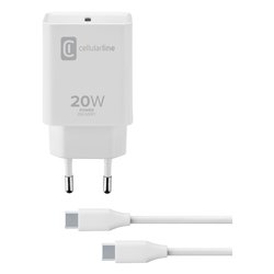 Caricabatterie USB Type-C CHARGER KIT 20W Power Delivery White ACHIPDKITC2CPD20WW