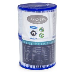 Cartuccia filtro piscina 2pz LAY Z SPA 60311