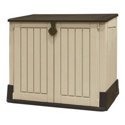 Box porta attrezzi termoplastica Midi (132x71,5x113,5cm) STORE IT OUT Beige K249229K590KK