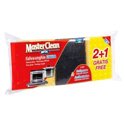 Set spugne 3 pz MASTER CLEAN 124803