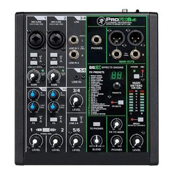 Mixer disc jockey PROFXV3 SERIES Black PROFX6V3