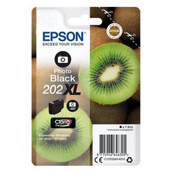 Cartuccia stampante Serie Kiwi Nero photo CLARIA 202 XL C13T02H14020