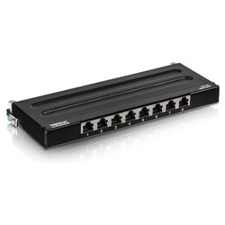 Patch panel Schermato Cat6A 8 Porte Black TC P08C6AS