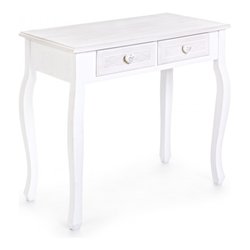 CHARLENE Consolle Bianco opaco (75cm)