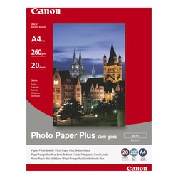 Carta fotografica A4 20pz Photo Paper Plus Semi Gloss Sg 201 1686B021