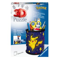 Puzzle 54 pz Portapenne Pokemon 6-10a 3D 11257