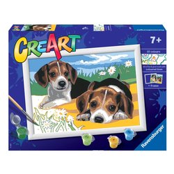 Set per dipingere Cuccioli Jack Russel CREART 28939