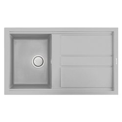 Lavello 1 vasca (86x51cm) BEST 400 Aluminium Metal LMB40079