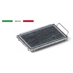Piastra ollare (38x25cm) con supporto pieghevole DS25 38