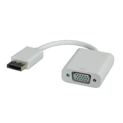 Convertitore video Displayport Maschio a Femmina Vga White RO12 03 3146