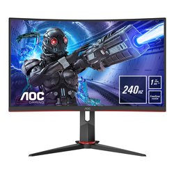 Monitor 31,5" ( LED 1920x1080 FULL HD 240Hz ) G2 SERIES Curvo Black e Red C32G2ZE BK