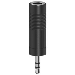 Connettore audio Mini Jack Jack 6.3mm Black 00205196