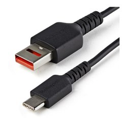 Cavo USB C Sola Alimentazione Protezione Data Blocker Black 1m USBSCHAC1M
