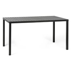 Tavolo impilabile polipropilene CUBE 140 x 80 Fisso Antracite (140x80x75,5cm) 47752 02 000