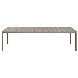 Tavolo da esterno RIO Alu 210 Extensible Allungabile Tortora (210-280x100x75cm) 48859 10 000