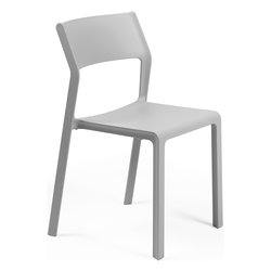 Sedia da esterno polipropilene TRILL Bistrot Grigio 40253 03 000