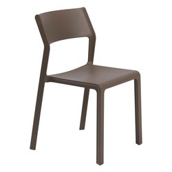 Sedia da esterno polipropilene TRILL Bistrot Tabacco 40253 53 000
