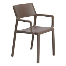 Sedia con braccioli TRILL Armchair Tabacco 40250 53 000