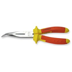 Pinza becchi mezzotondi lunghi piegati (16 cm) 0714 016