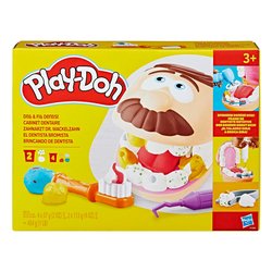 Pasta modellabile Il Dottor Trapanino 6 vasetti e accessori PLAY DOH F12595L0