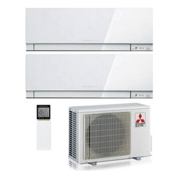 Condizionatore fisso dual 2,5 + 2,5 Kw KIRIGAMINE Multisplit Zen Bianco MSZ-EF25VG(K), MSZ-EF25VG(K) MXZ-2F42VF