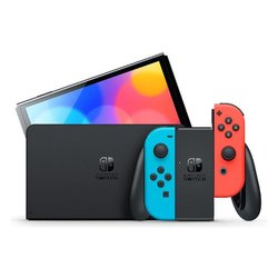 Console videogioco SWITCH OLED Neon red e Neon blue 10007455