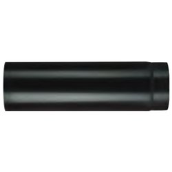 Tubo canna fumaria (12x100cm) PLUS LIGHT Nero opaco NNOL1200