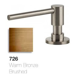 Dosa sapone 316 KITCHEN Incasso top Warm bronze brushed PVD (250ml) 29660 726