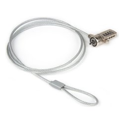 Cavo con lucchetto Combinazione Combination Lock Silver XNBLOCK15N