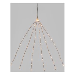 Filo (1+0,6mt) nr60luci Bianco caldo Ramo Microled CHRISTMAS 46900