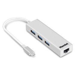 HUB 2 in 1 Mini Dock Usb C Silver e White XHUB331TCL